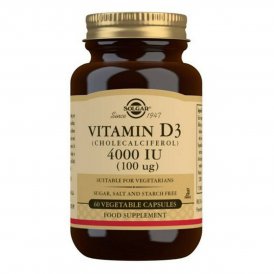 Solgar D3-vitamin E52907 Växtbaserade kapslar (60 uds)