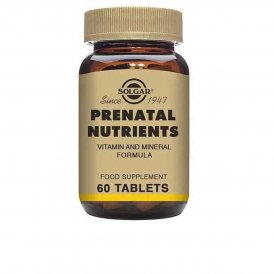 Solgar Prenatal näringsämnen Nutrientes Prenatales