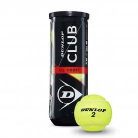 Tennisballer D TB CLUB AC 3 PET Dunlop 601334 3 Deler (Naturlig gummi)