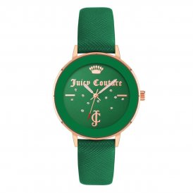Juicy Couture Naisten rannekellot JC1264RGGN (Ø 38 mm) Vihreä Metalli
