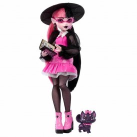 Monster High Docka Zombie Draculaura (Renoverade A) Svart plast