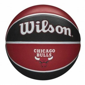 Basketboll Wilson NBA Team Tribute Chicago Bulls Röd One size