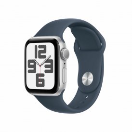 Apple Smartklocka MRE13QL/A Blå Silvrig 40 mm silver Aluminium