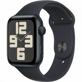 Apple Smartklocka SE Svart 44 mm Aluminium