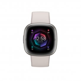 Google Smartklocka Sense 2 Vit 1, 58" Aluminium