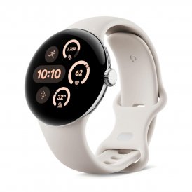 Google Smartklocka Vit 1, 2" silver aluminium