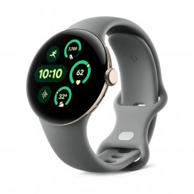 Google Smartklocka Pixel Watch 3 Grön 1, 2" Guld Aluminium
