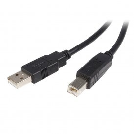 Kabel USB A naar USB B Startech USB2HAB5M Zwart