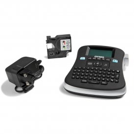 Dymo Elektrisk Etikettskrivare Bärbar LabelManager™ 210D+ QWERTY Kitcase (1 antal) Svart