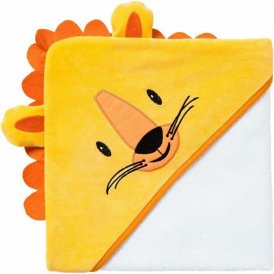 Poncho-Handdoek met Capuchon Babycalin 75 x 75 cm Geel