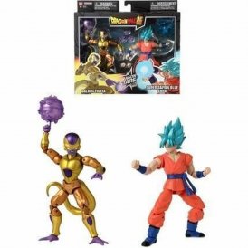 Dragon Ball Actionfigurer Dragon Ball Super Dragon Stars: Golden Frieza vs Super Saiyan blå Goku 17 cm