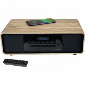 Thomson Mini Hifi WOOD Svart trä