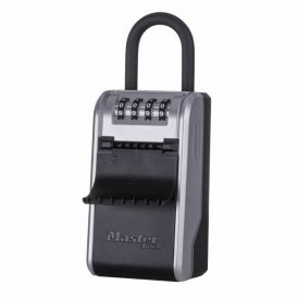 Master Lock Säkerhetsskåp för nycklar upphängning 19, 6 x 7, 5, cm Aluminium Svart