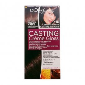 L'Oreal Make Up Färg utan ammoniak Casting Creme Gloss Kallt kastanjebrunt Nº 415-Castano Helado 180 ml