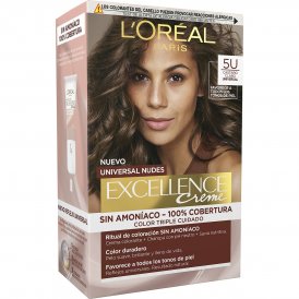 L'Oreal Make Up Permanent färg Excellence Ljusbrun Nº 5u-Light brun (5 antal)