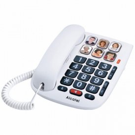 Fasttelefon för Seniorer Alcatel TMAX 10 LED Vit