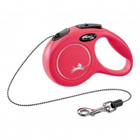 Katt koppel Zalman NEW CLASSIC Röd XS 3 m Metall