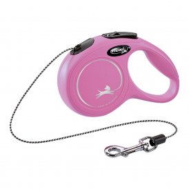 Katt koppel Zalman NEW CLASSIC rosa XS 3 m Metall