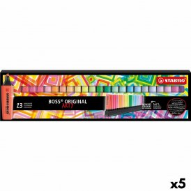 Stabilo Fluorescerande markörsuppsättning Boss Arty Multicolour (5 antal)