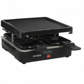 Severin Raclette RG 2370 Svart svart Plast