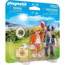 Playset Playmobil 70823 Doctor Polis 70823 (11 pcs)