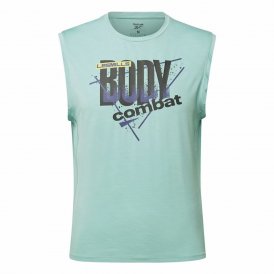 Ärmelloses Herren-T-Shirt Reebok Les Mills® Bodypump® Activchill Blau