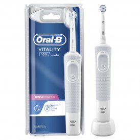 Oral-B Sähköhammasharja VITALITY 100 SENTIVE ULTRA THIN Valkoinen