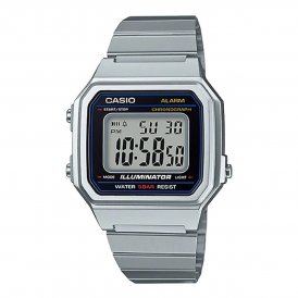 Casio Unisexklocka B650WD-1AEF Svart Silvrig (Ø 41 mm) Rostfritt stål