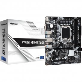 ASRock Moderkort B760M-HDV/M. 2 D4 LGA 1700 Intel B760
