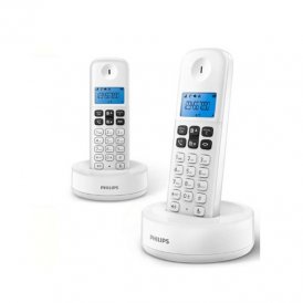 Trådløs Telefon Philips D1612W/34 1,6" 300 mAh GAP (2 pcs) Hvit