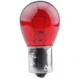 Glödlampa för bil M-Tech Z59 Röd 12 V BAU15S
