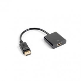 DisplayPort till HDMI Adapter Lanberg AD-0009-BK Svart