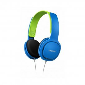Hörlurar med Mikrofon Philips SHK2000BL (3.5 mm) Blå Azul,Verde