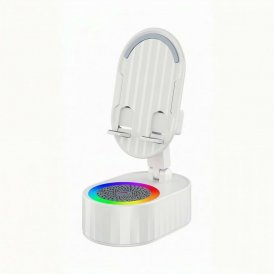 Smartphonehållare med högtalare Kinglucky ZJ-016 Vit 5W