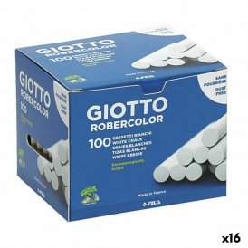 Giotto Kritor Robercolor Vit 16 antal 100 Delar