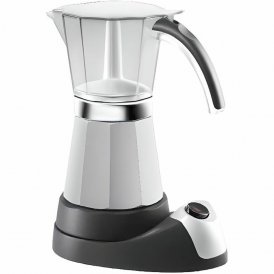 DeLonghi Italiensk Kaffepanna EMKM6B Alicia Plus Vit