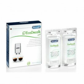 DeLonghi Avkalkare EcoDecalk 2x100ml 2 x 100 ml Avkalkning till Kaffebryggare Vit Plast