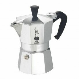 Bialetti Italiensk Kaffepanna 0001165/X4 Silvrig Metall Rostfritt stål Aluminium 1 L