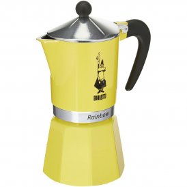 Bialetti Italiensk Kaffepanna Rainbow Gul Jaune Metall 6 Koppar aluminium