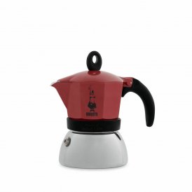 Bialetti Italiensk Kaffepanna 0006944/NP Röd Metall Aluminium 150 ml Svart Rostfritt stål