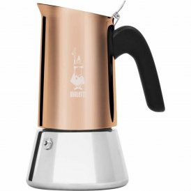 Bialetti Italiensk Kaffepanna Aluminium 4 Csészék rostfritt stål