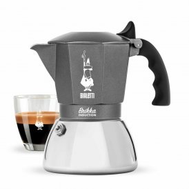 Bialetti Italiensk Kaffepanna Brikka Silvrig Aluminium