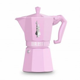 Bialetti Italiensk Kaffekande Bialetti MOKA EXCLUSIVE rosa Aluminium 6 Kopper
