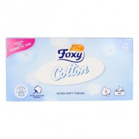 Lommetørklær Facial Cotton Foxy (90 enheter)