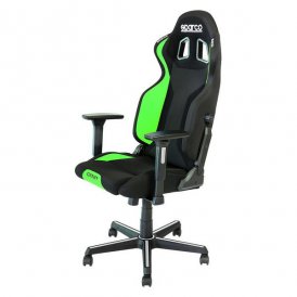 Gaming stoel Sparco Zwart/Groen 150º Zwart Multicolour
