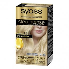 Syoss Permanent färg Olio Intense Ljusblont Nº 9, 10 Platinablont 9. 10-Rubio Luminoso