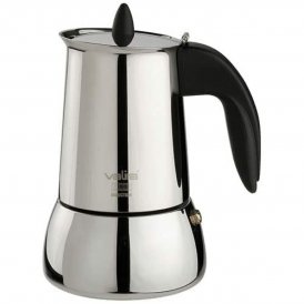 Valira Italiensk Kaffepanna ISABELLA 10T Stål 10 Csészék Svart