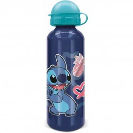 Stitch Vattenflaska Blå Aluminium 530 ml