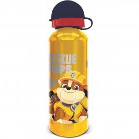 The Paw Patrol Vattenflaska Boy Rescue Pups Aluminium 530 ml Gul