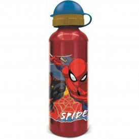 Spider-Man Vattenflaska Moving Target Aluminium 530 ml Röd